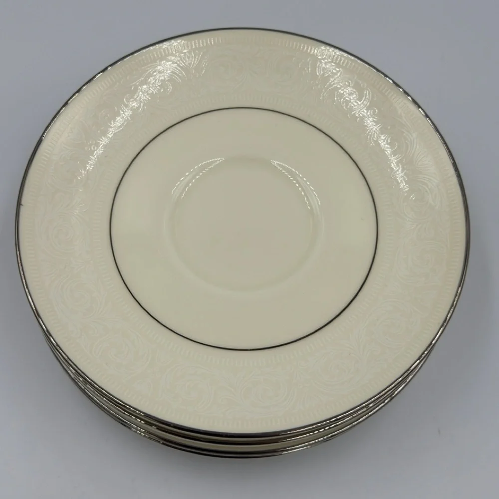Vintage Mikasa “Bridal Lace” Ivory Bone China Service for 4